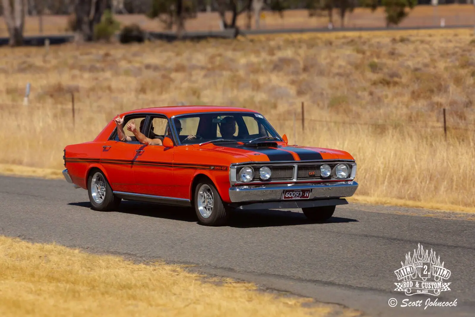 Ford Falcon GT cruising during Murray River Rod Run