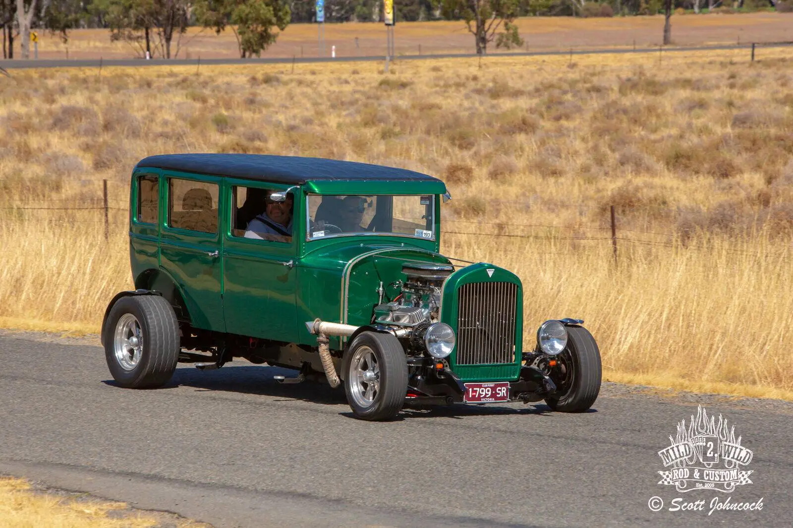 Classic vehicle cruising